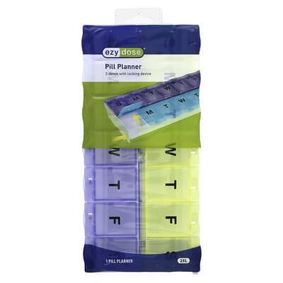 Органайзер для таблеток Ezy Dose 2-Week with Locking Device, 2XL