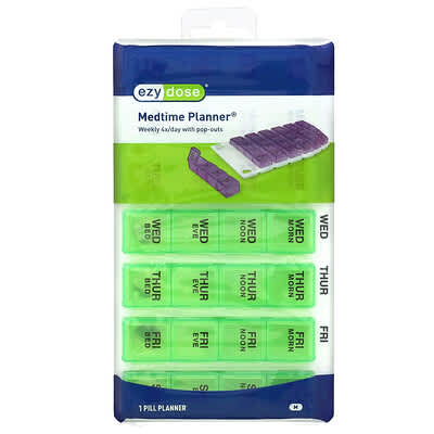 Еженедельный планировщик Ezy Dose Medtime, Medium, 1 шт