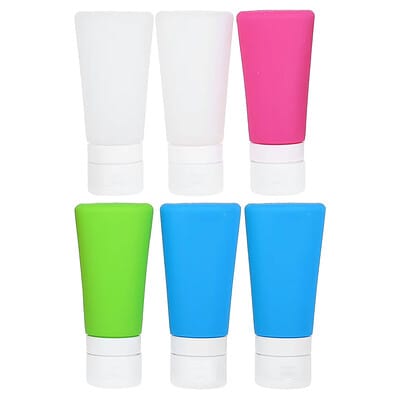 Силиконовые флаконы Essentials, 6 шт., 3 oz каждый
