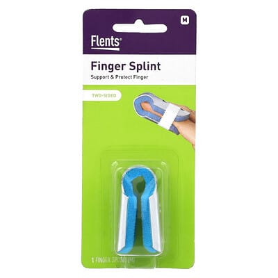 Finger Splint, Two Sided, Medium, 1 Count