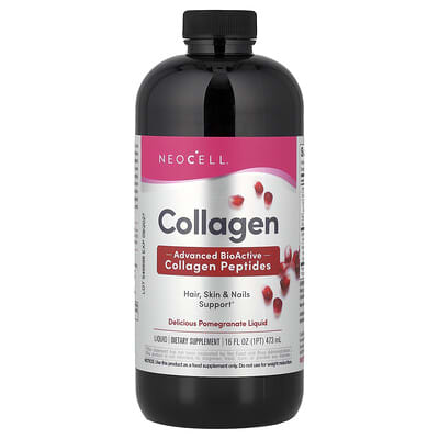 Collagen жидкий, гранат, 16 fl oz (473 ml)