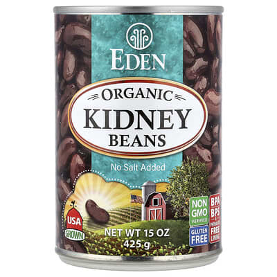 Organic Kidney Beans, 15 oz (425 g)