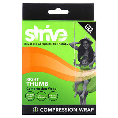 Strive компрессионный бинт на большой палец, 1 шт