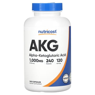 AKG (Alpha-Ketoglutaric Acid), 240 капсул (500 mg на капсулу)