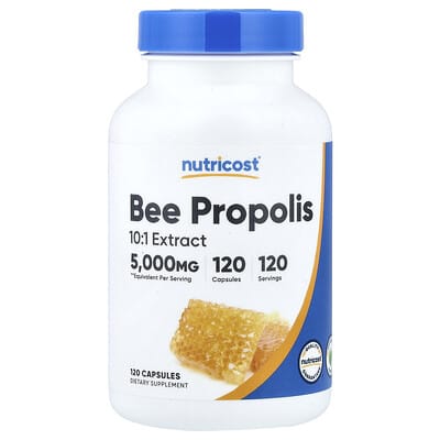 Пчелиный прополис, 5,000 mg, 120 Capsules