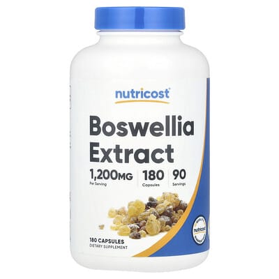 Экстракт Boswellia, 180 капсул (600 mg на капсулу)