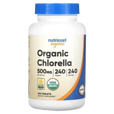Органическая хлорелла, 500 mg, 240 таблеток