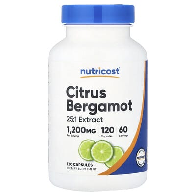 Citrus Bergamot, 120 капсул (600 mg на капсулу)