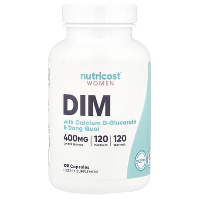 Женский DIM с кальцием D-глюкаратом и Dong Quai, 120 капсул