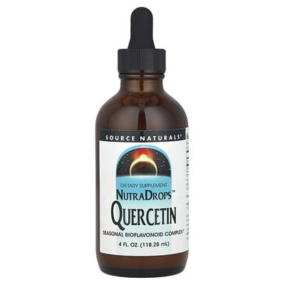 Source Naturals NutraDrops™ Кверцетин, 134 mg, 4 fl oz (118.28 ml)