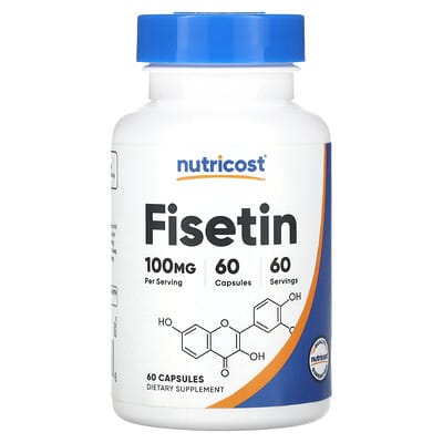 Fisetin, 100 mg, 60 капсул