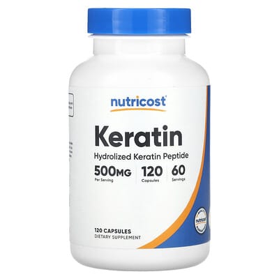 Nutricost Keratin, 120 капсул (250 mg на капсулу)