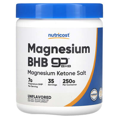 Magnesium BHB, goBHB®, Unflavored, 8.9 oz (250 g)