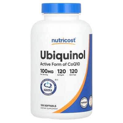 Убихинол Nutricost, 100 mg, 120 мягких капсул