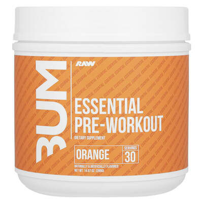 Bum Essentials, Essential Pre-Workout, Orange, 14.6 oz (414 g)