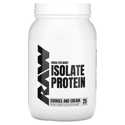 Raw Nutrition Essentials, изолят сывороточного протеина, Cookies and Cream, 30.86 oz (875 g)