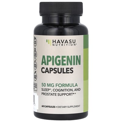 Apigenin, 50 mg, 60 капсул
