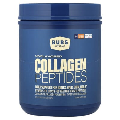 Коллаген Peptides, Unflavored, 20 oz (567 g)