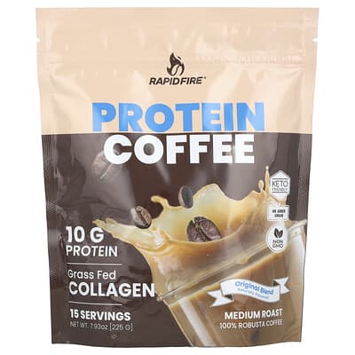 Кофе Protein Coffee, Original Blend, Medium Roast, 7.93 oz (225 g)