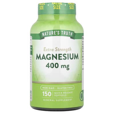 Магний 400 mg, 150 мягких капсул