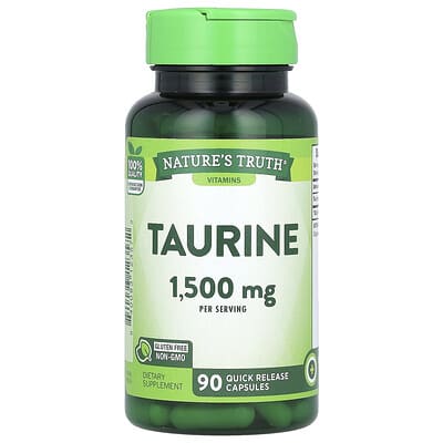 Витамины Nature's Truth Taurine, 90 капсул (500 mg на капсулу)