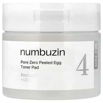 No.4 Pore Zero Peeled Egg Toner Pad, 70 Pads, 6.42 fl oz (190 ml)