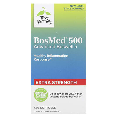 Extra Strength BosMed® 500, Advanced Boswellia, 500 mg, 120 Softgels