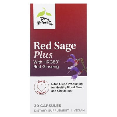 Red Sage Plus с HRG80 Red Ginseng, 30 капсул