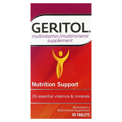 Multivitamin/Multimineral Supplement, 40 Tablets