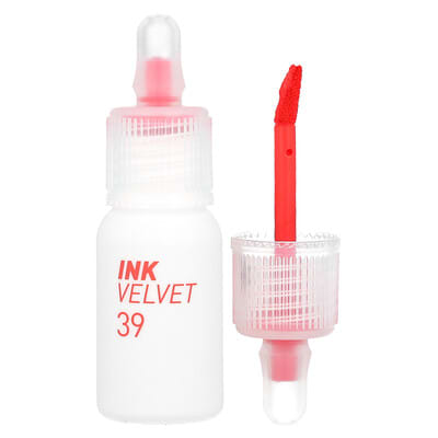 Тинт для губ Peripera Ink Velvet Lip Tint, Weather, 39 Sunny Orange, 0.14 oz (4 g)
