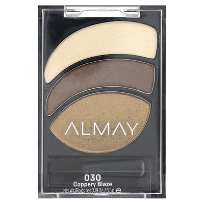 Shadow Trios, Smoky Eyeshadow, 030 Coppery Blaze, 0.19 oz (5.5 g)