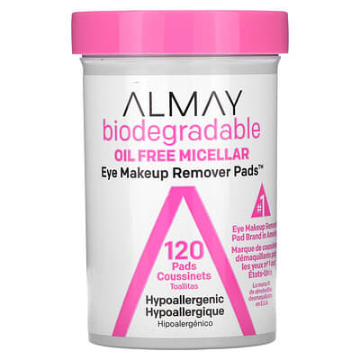 Диски для снятия макияжа, Oil Free Micellar, 120 шт