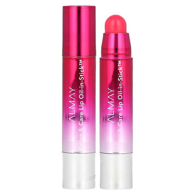 Color & Care Lip Oil-in-Stick, 130 Raspberry Rush, 0.09 oz (2.5 g)