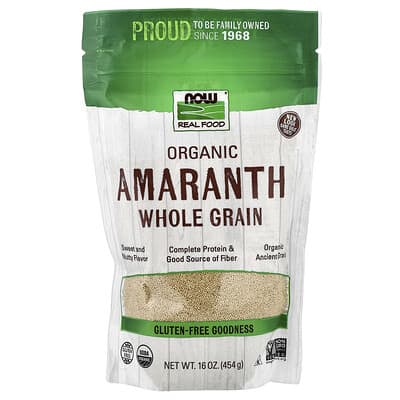 Organic Amaranth, Whole Grain, 16 oz (454 g)