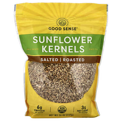 Sunflower Kernels, Salted, Roasted, 26 oz (737 g)