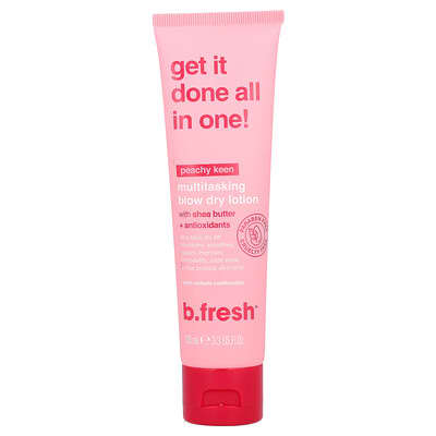 b.fresh Лосьон для укладки Multitasking Blow Dry Lotion, Peachy Keen, 3.3 fl oz (100 ml)