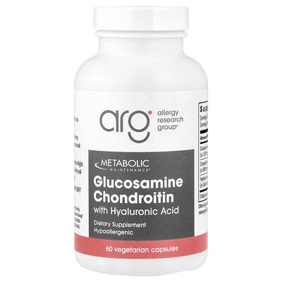 Глюкозамин и хондроитин с гиалуроновой кислотой Metabolic Maintenance, 60 Vegetarian Capsules