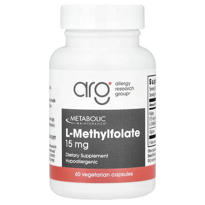 L-Methylfolate, 15 mg, 60 Vegetarian Capsules