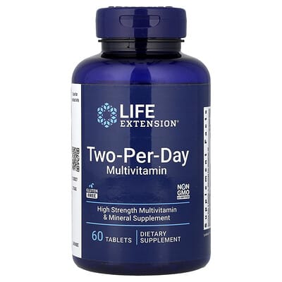 Two-Per-Day мультивитамины, 60 таблеток