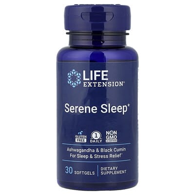 Serene Sleep, 30 мягких капсул