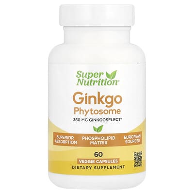 Ginkgo Phytosome, 360 mg, 60 Veggie Capsules