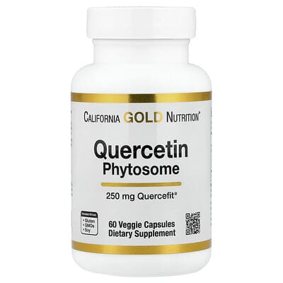 Quercetin Phytosome Quercefit 250 mg 60 вегетарианских капсул
