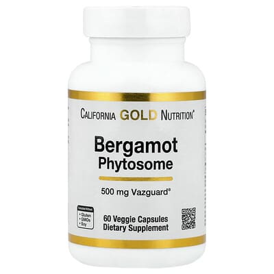 Bergamot Phytosome with Citrus Bergamot Extract, 500 mg, 60 Veggie Capsules