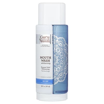 Mouth Wash Whitening, Wild Mint, 20 fl oz (591 ml)