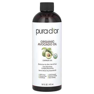 Масло из органического авокадо, 16 fl oz (473 ml)