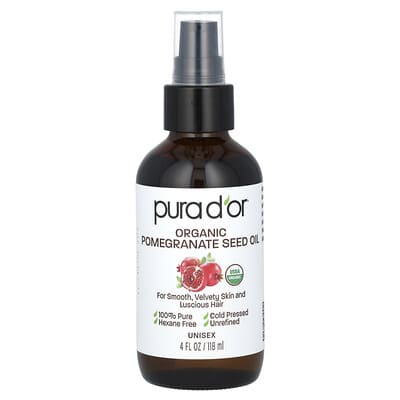Органическое масло семян граната, 4 fl oz (118 ml)