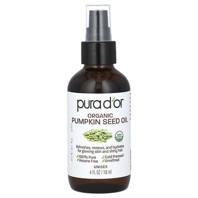 Organic Pumpkin Seed Oil, 4 fl oz (118 ml)
