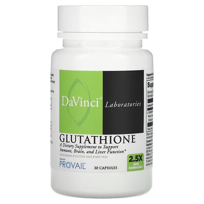 Glutathione, 30 капсул (200 mg на капсулу)