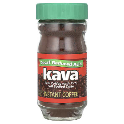 Растворимый кофе Kava Coffee, Decaf, 4 oz (113 g)
