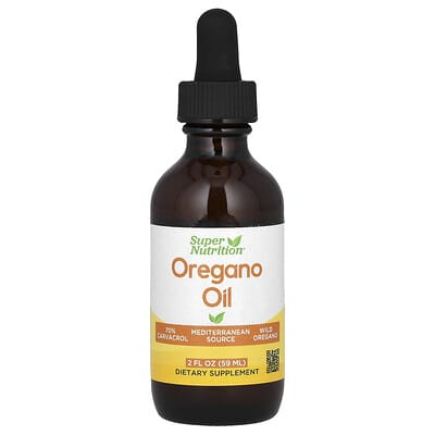 Масло орегано Super Nutrition, 40 mg, 2 fl oz (59 ml)